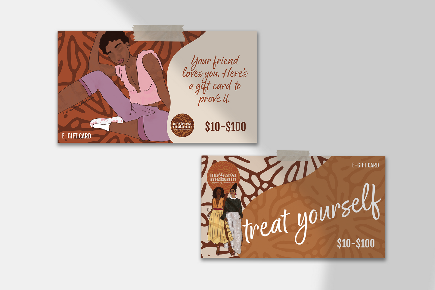 Illustrated Melanin Gift Card