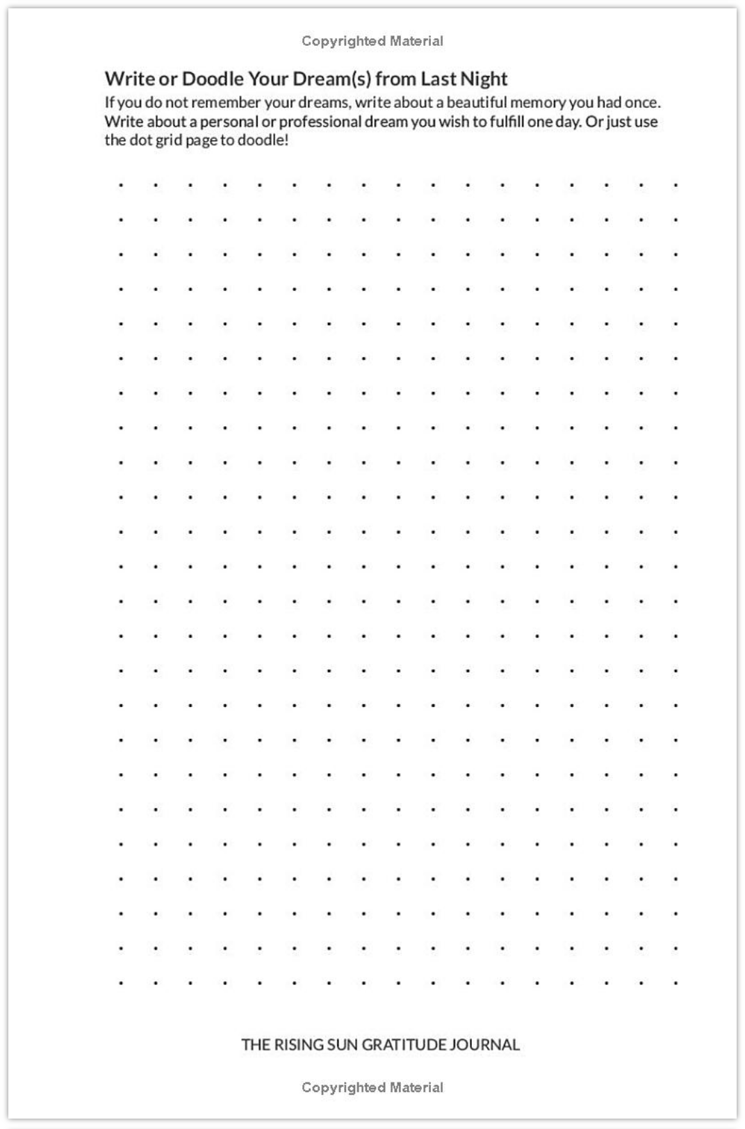 Rising Sun Gratitude Journal