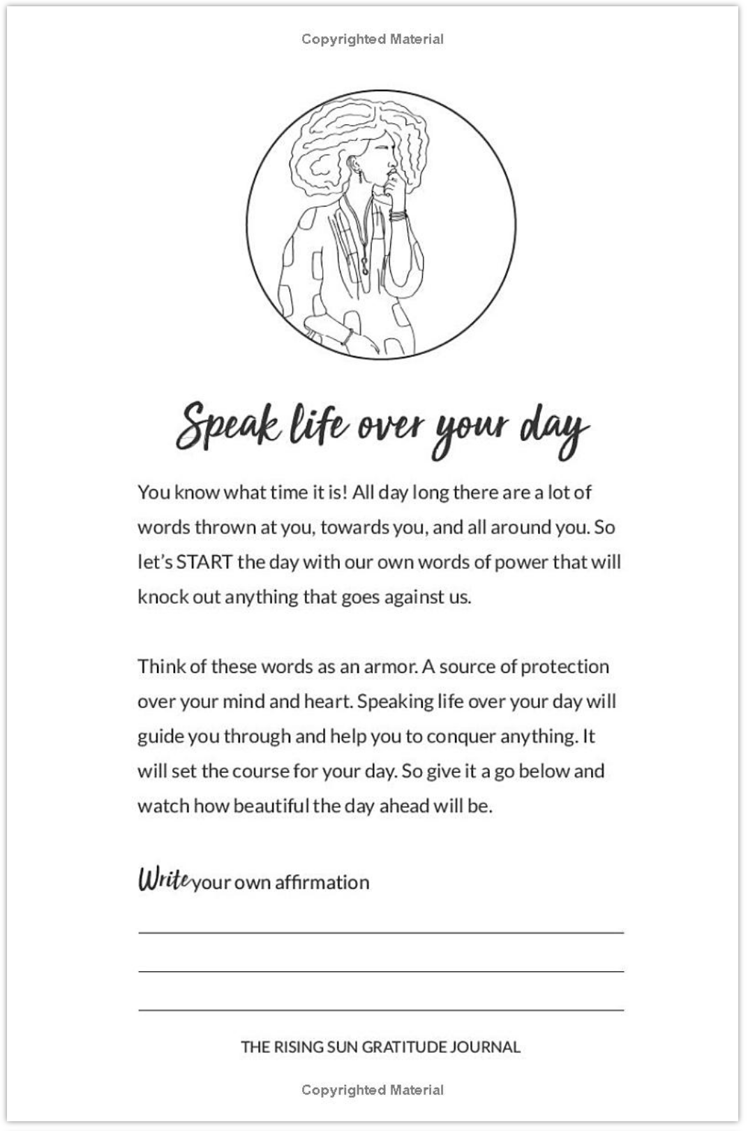 Rising Sun Gratitude Journal