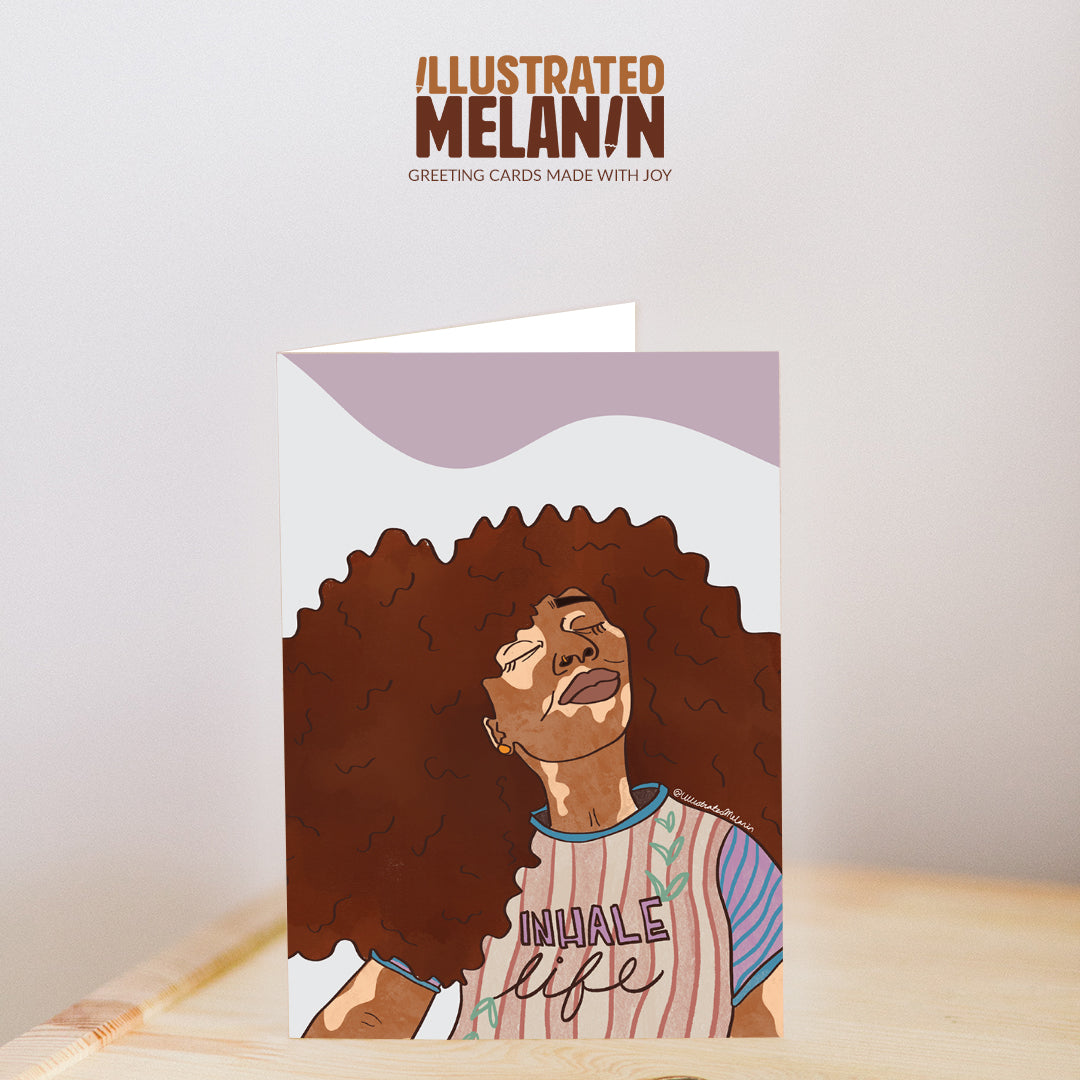 Inhale Life Greeting Card