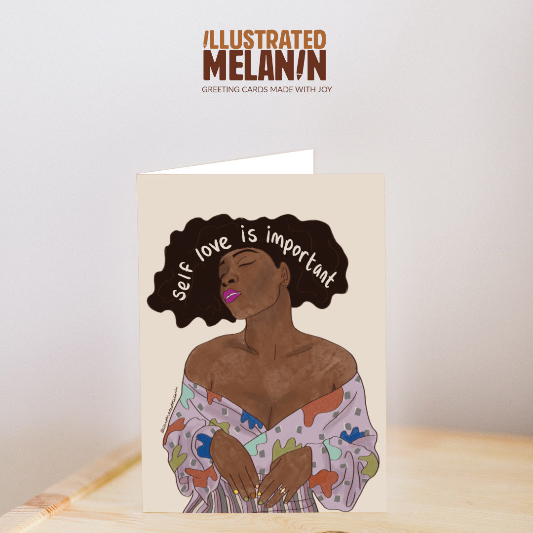 Self Love is Important Greeting Card