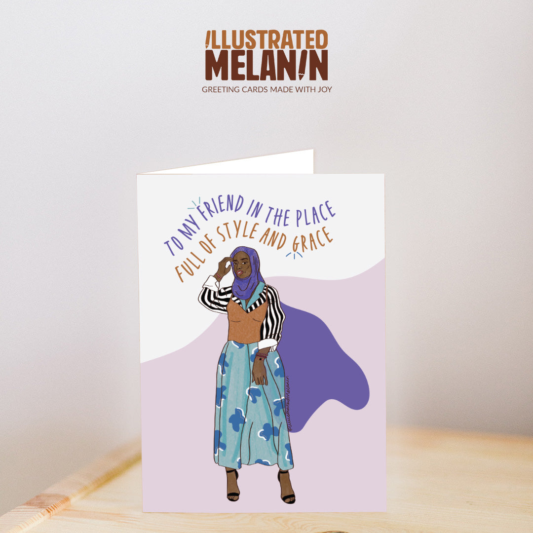 Style and Grace Greeting Card