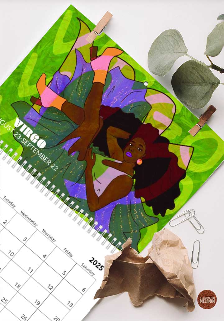 2025 Zodiac Wall or Desk Calendars