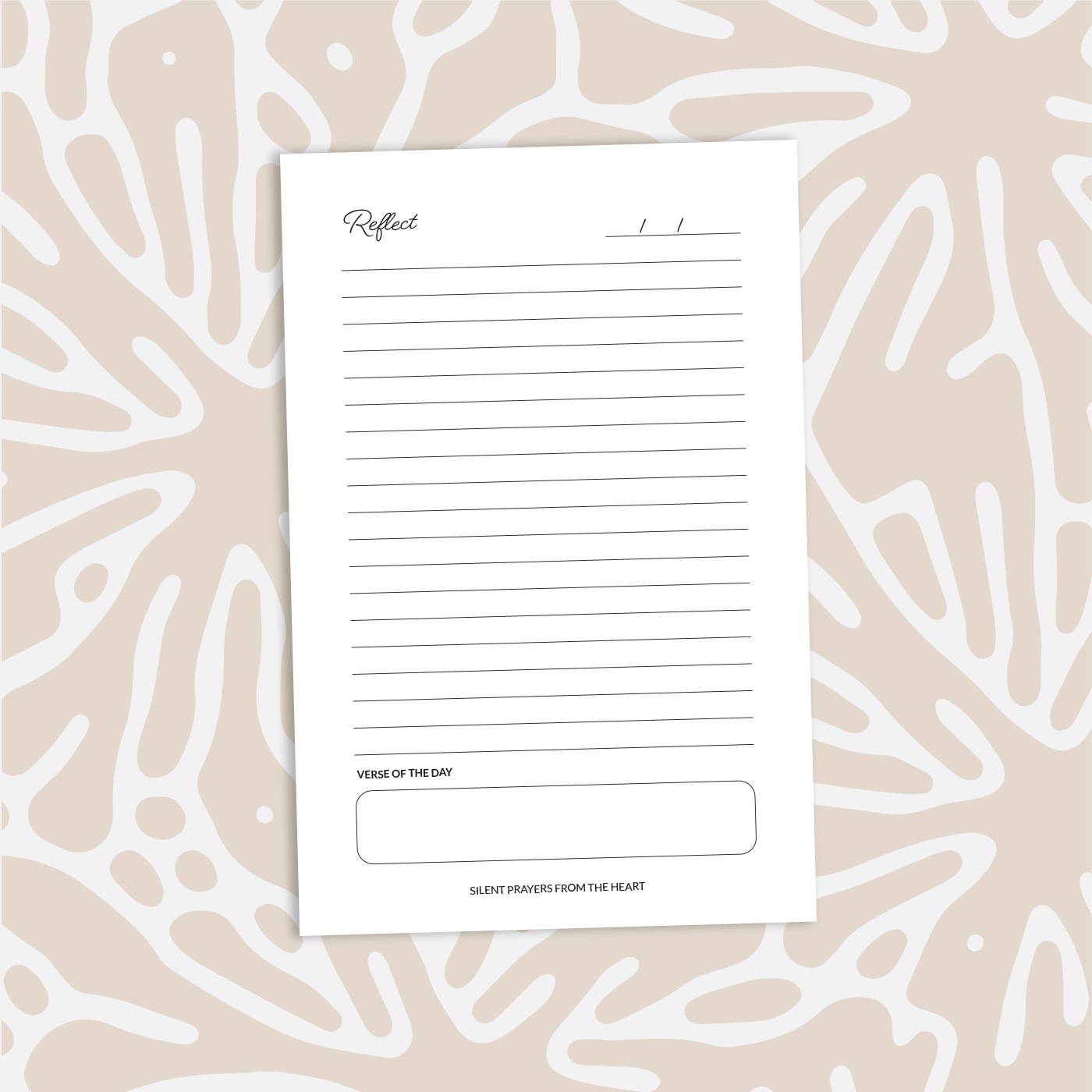 Silent Prayers from the Heart: A Prayer Journal for Just You and God