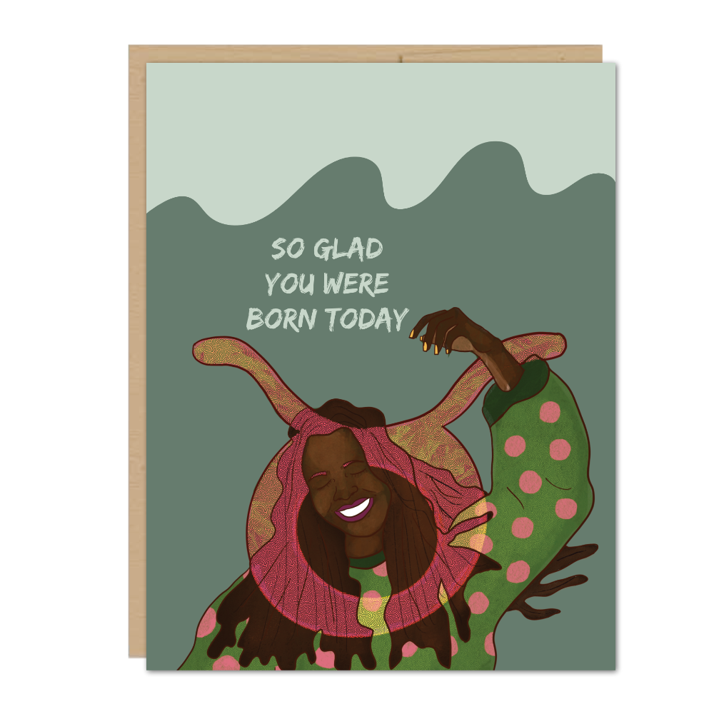 Glad You Were Born Taurus Zodiac Greeting Card