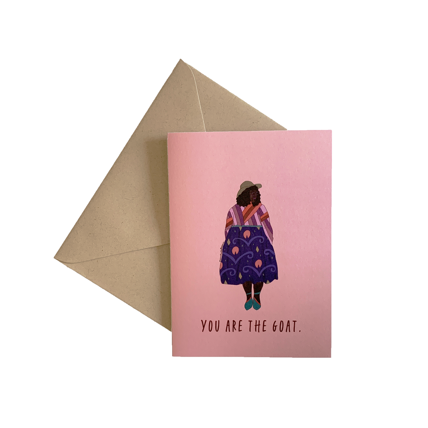 You are the GOAT Greeting Card