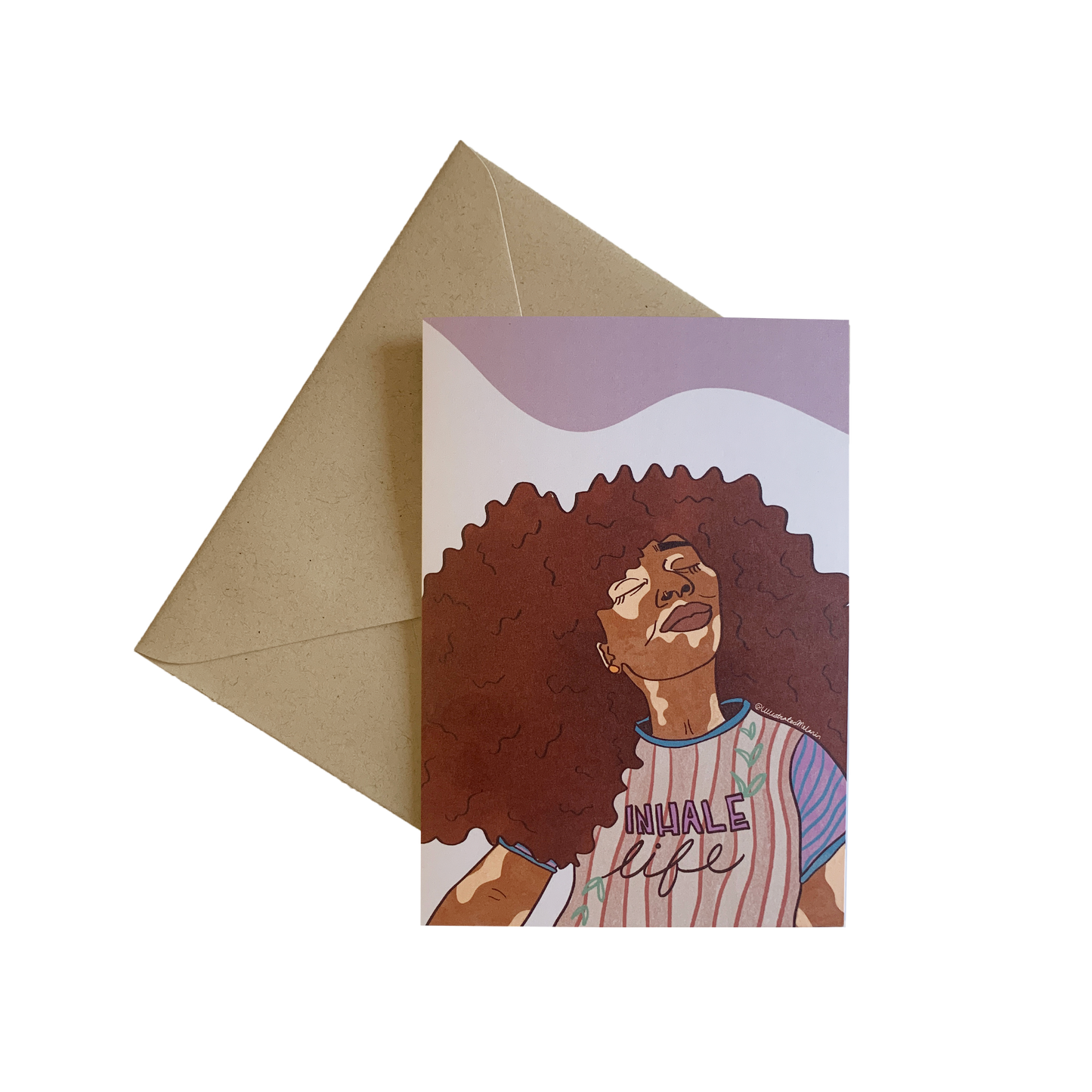 Inhale Life Greeting Card