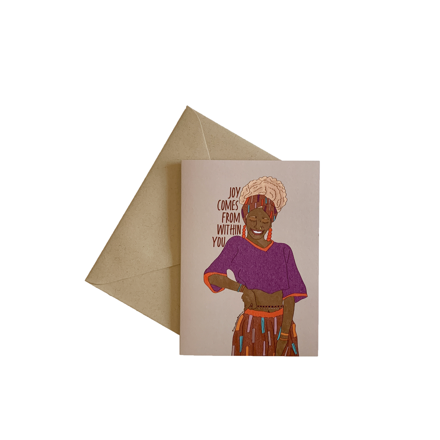 Joy Comes from Within Greeting Card
