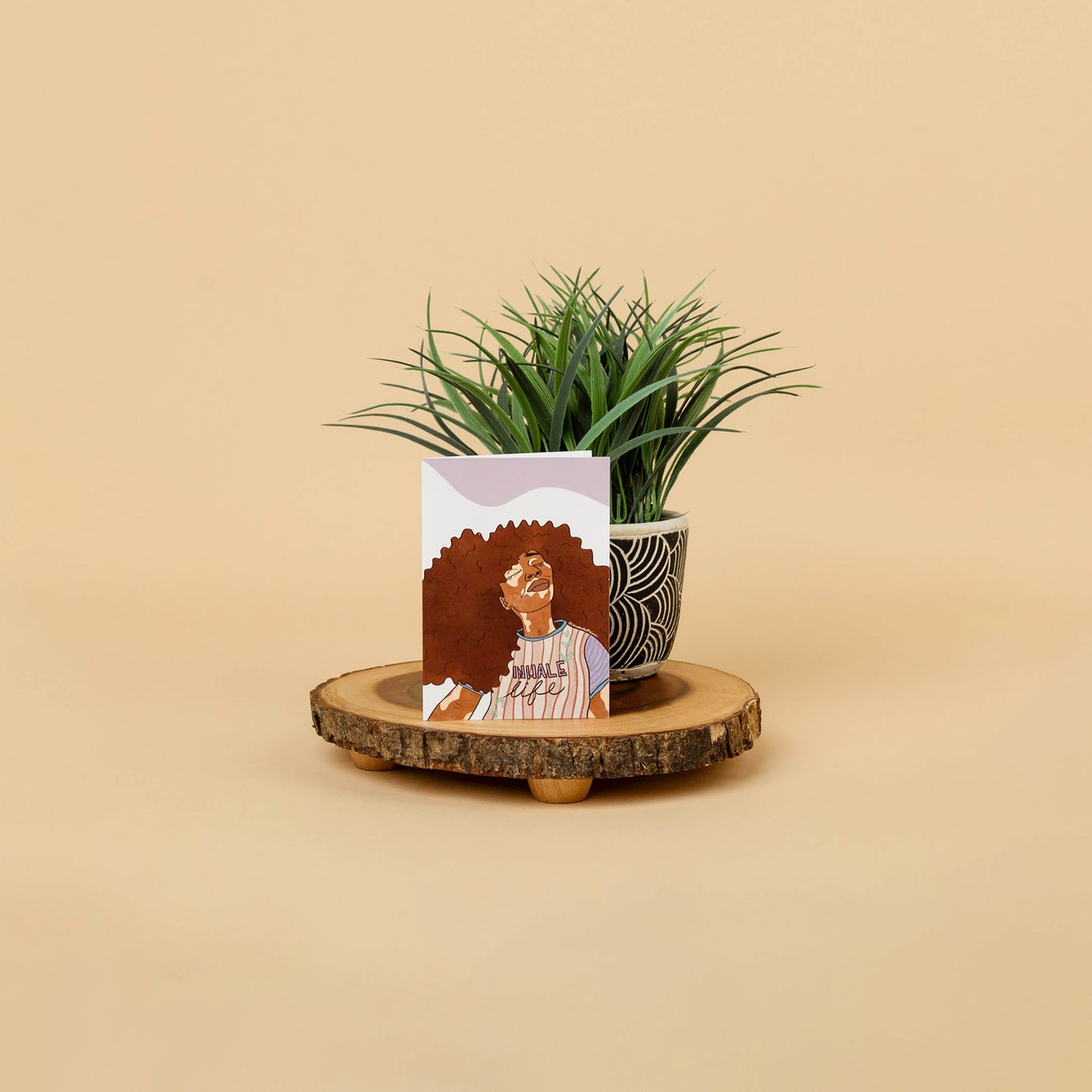 Inhale Life Greeting Card