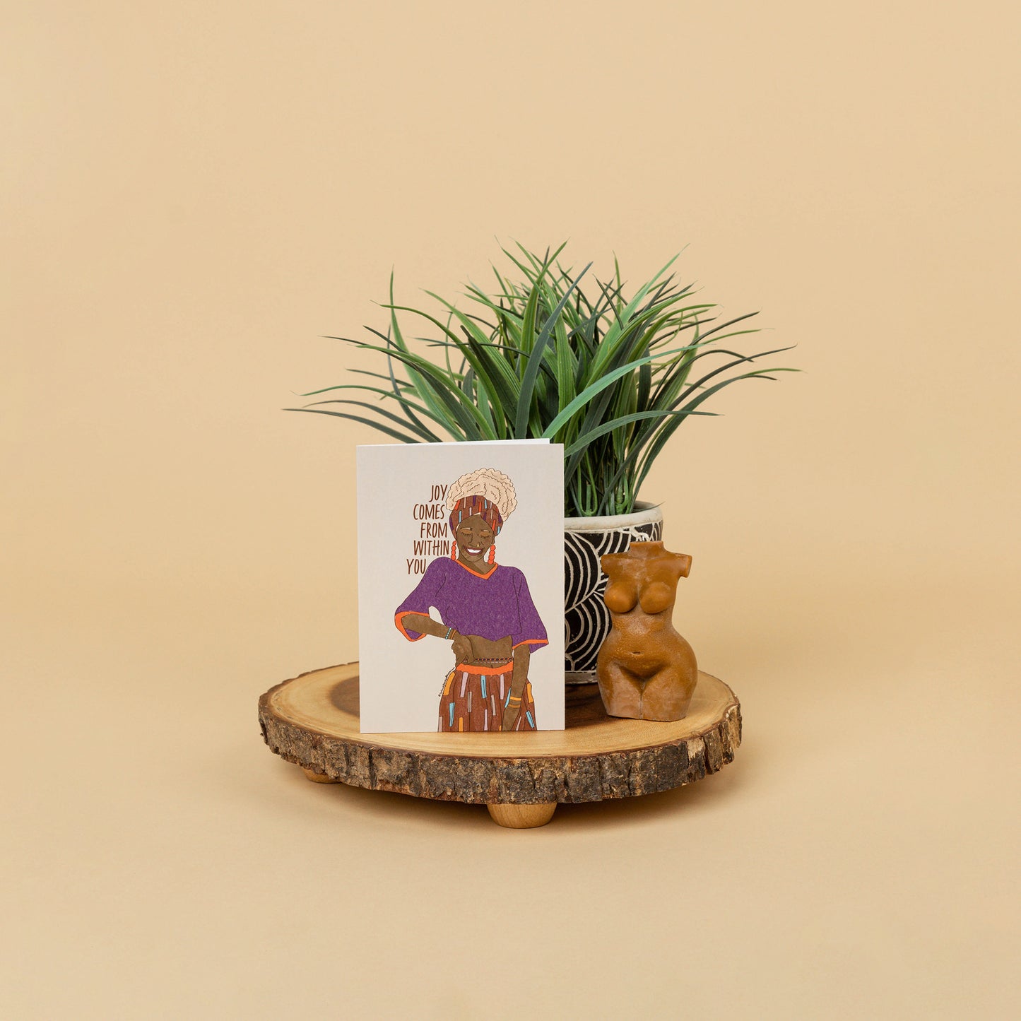 Joy Comes from Within Greeting Card