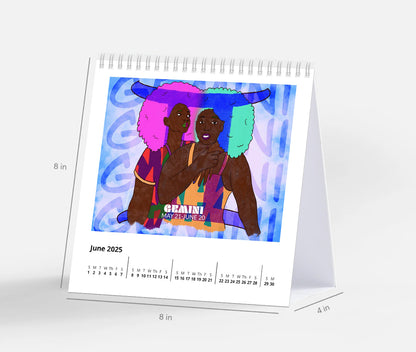 2025 Zodiac Wall or Desk Calendars