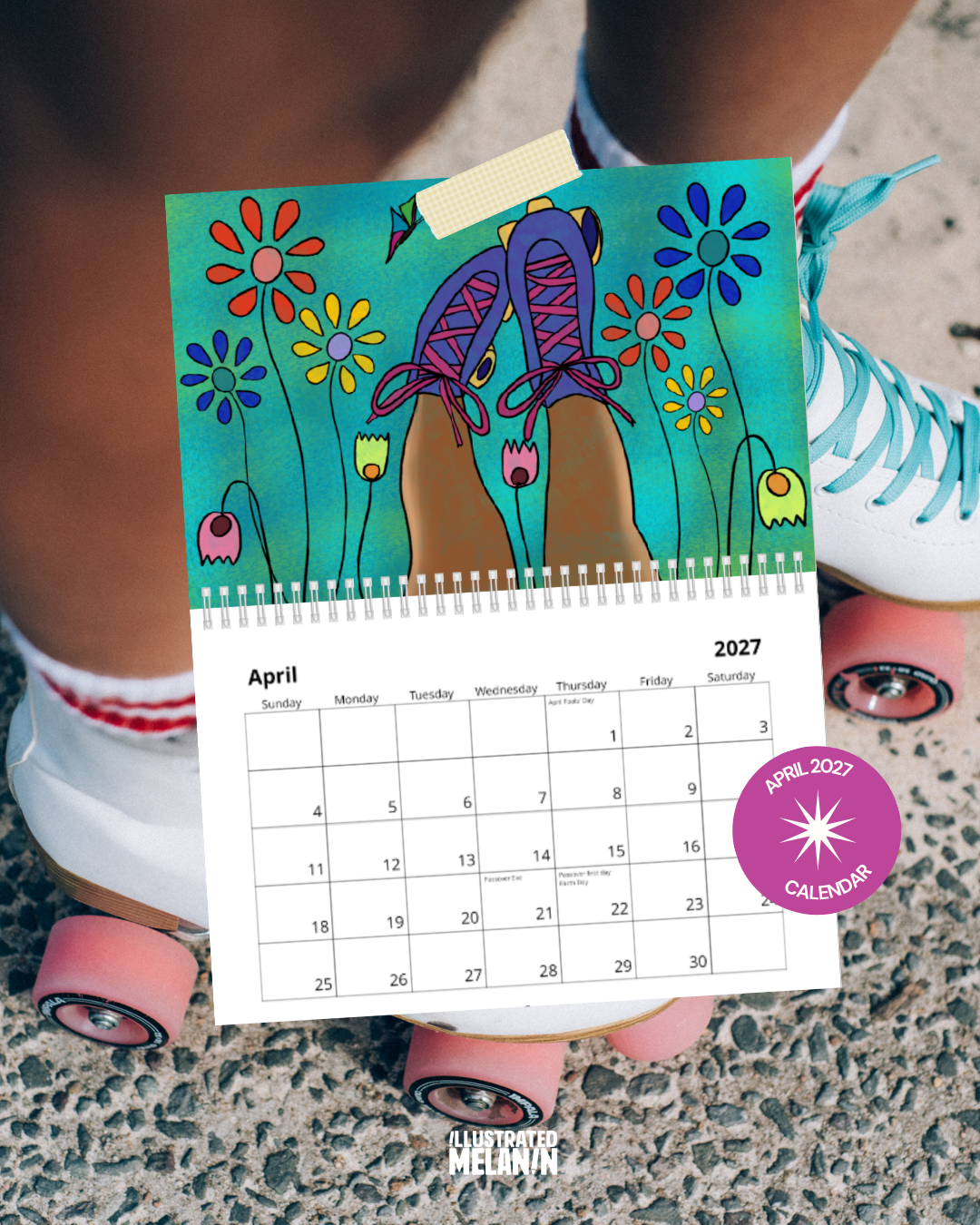 2027 Whimsy Wall Calendars: PREORDER