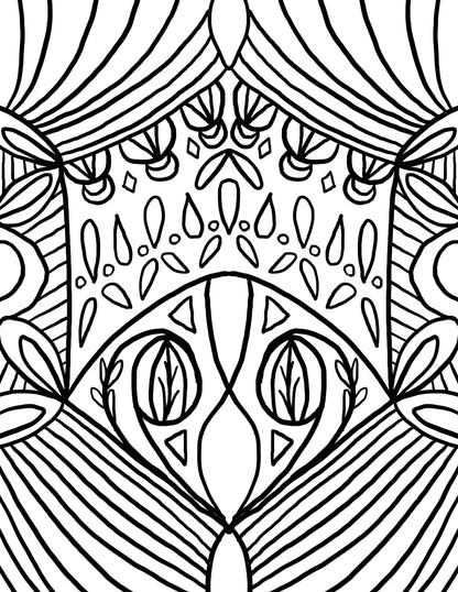 Find Joy Through Color: A Melanin- Filled Coloring Book