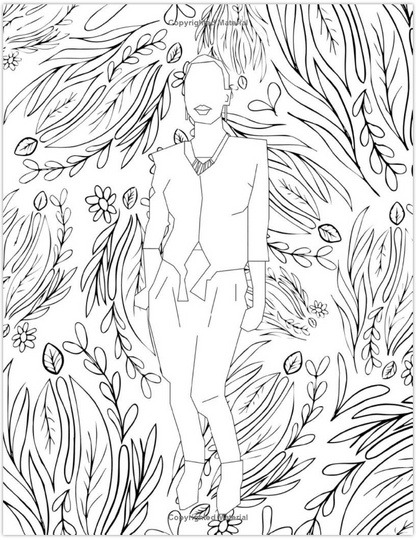 Find Joy Through Color: A Melanin-Filled Coloring Book for Women