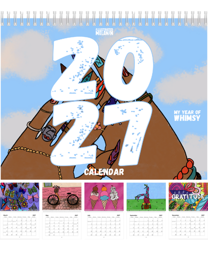 2027 Whimsy Wall Calendars: PREORDER