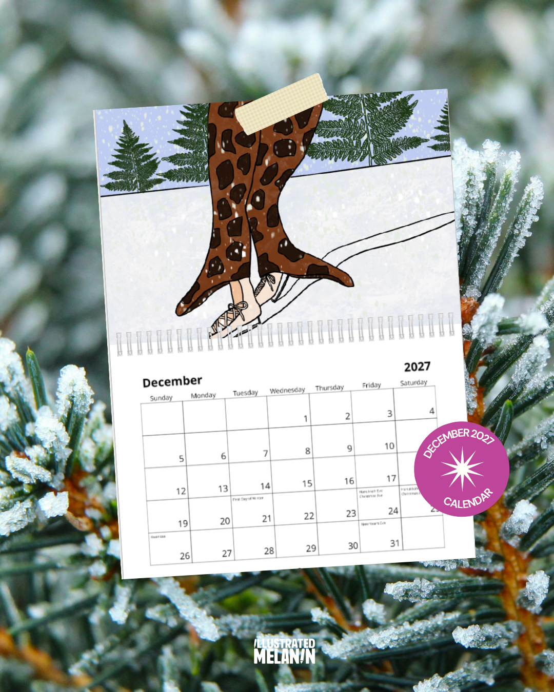 2027 Whimsy Wall Calendars: PREORDER
