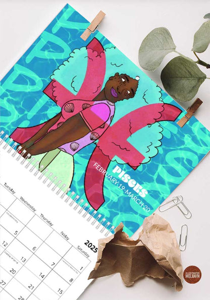 2025 Zodiac Wall or Desk Calendars