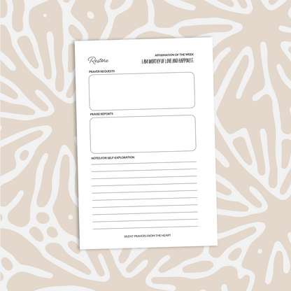 Silent Prayers from the Heart: A Prayer Journal for Just You and God