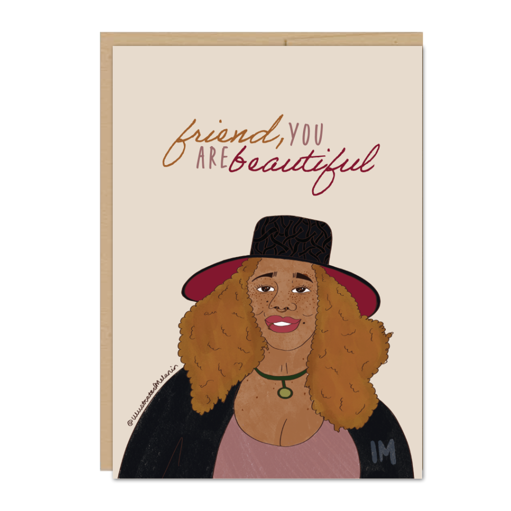 Beautiful Friend Greeting Card