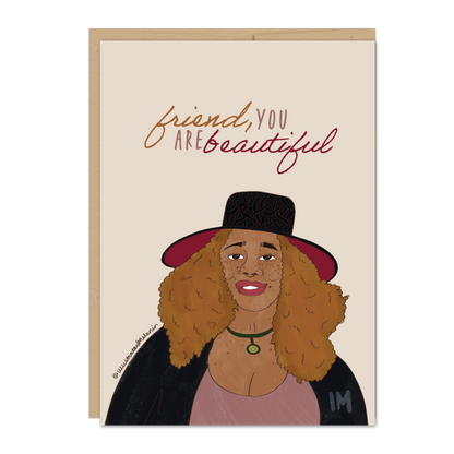 Beautiful Friend Greeting Card