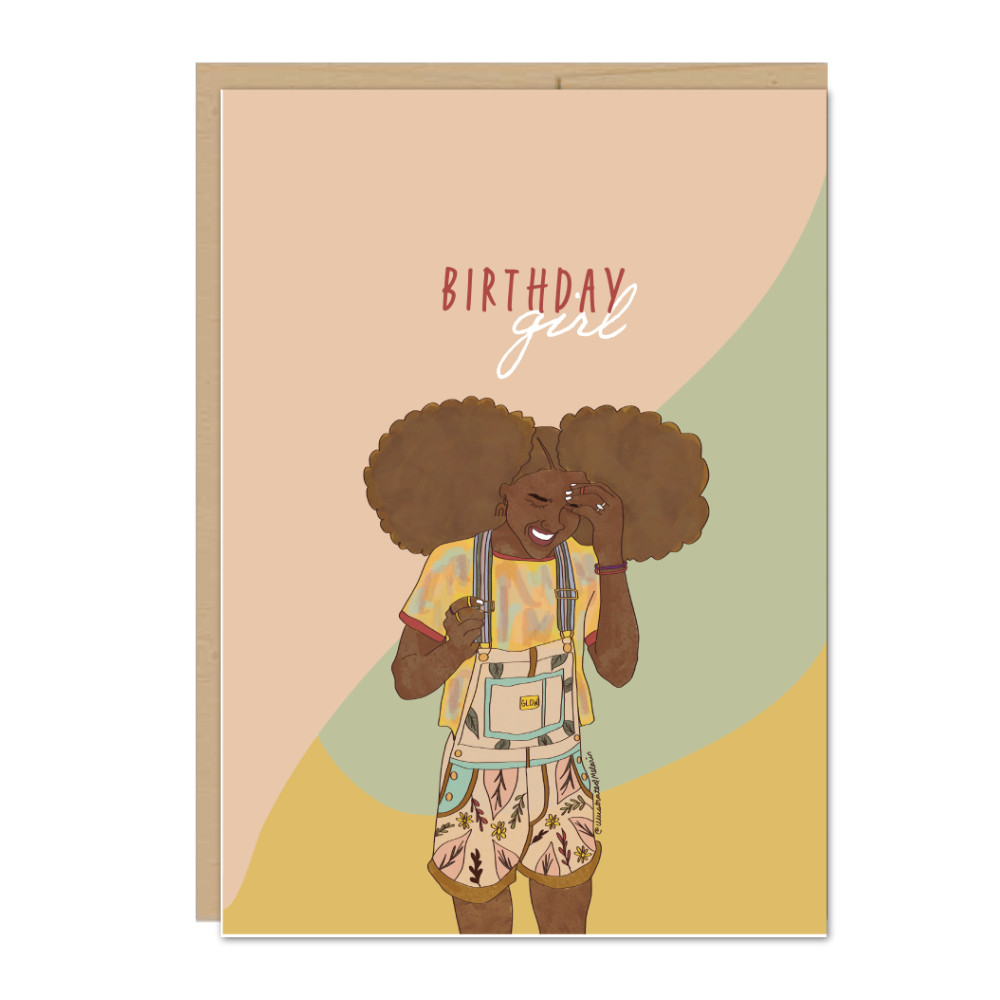 Birthday Girl Greeting Card