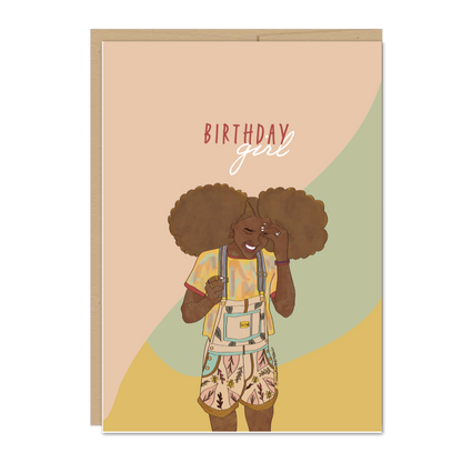 Birthday Girl Greeting Card