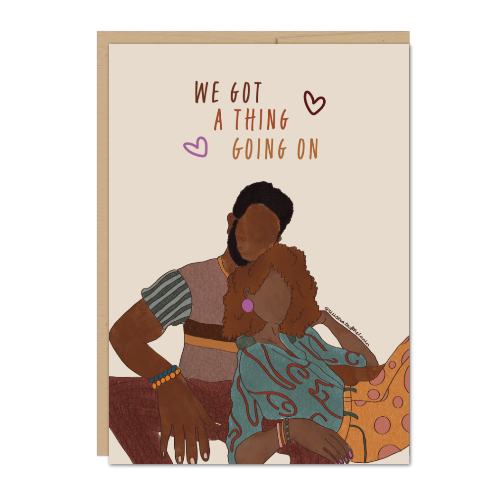 Black Love Greeting Card