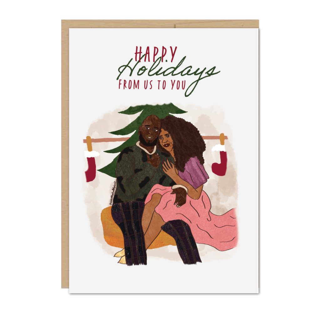 Holiday from Us Greeting Card