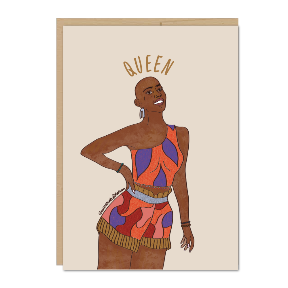 Queen Greeting Card