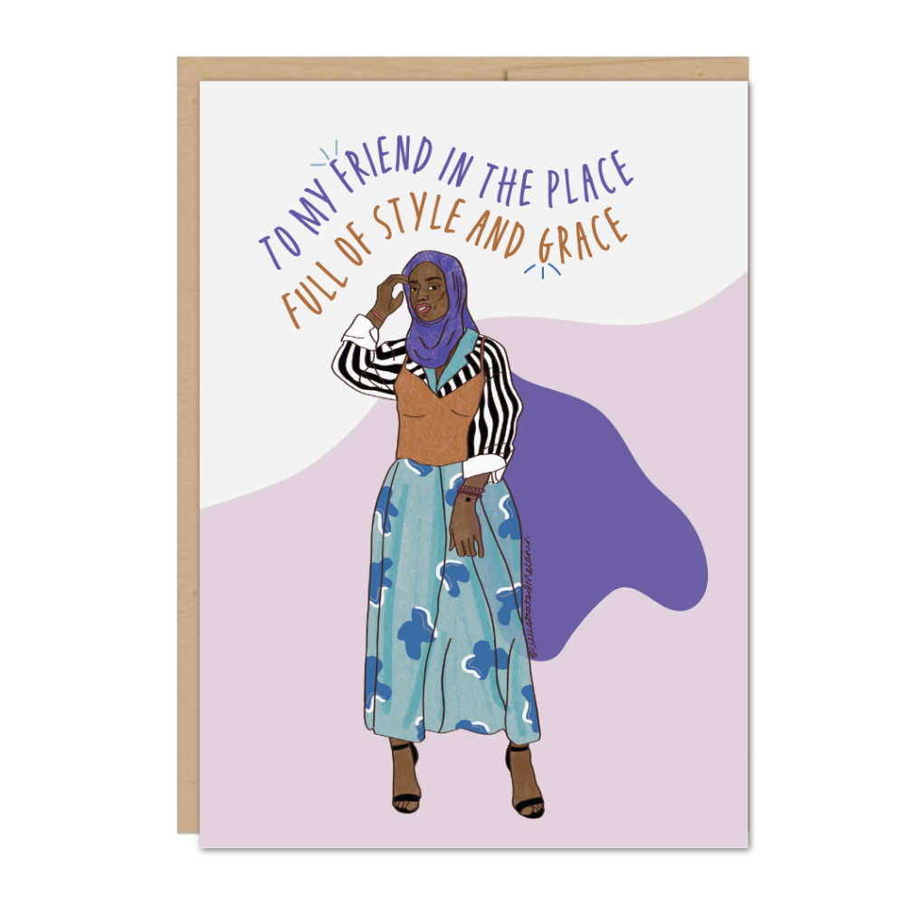 Style and Grace Greeting Card