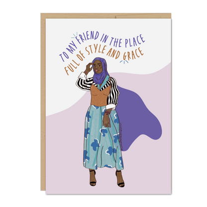 Style and Grace Greeting Card