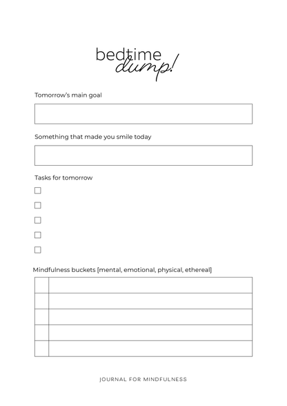 Journal for Mindfulness: A Re-Imagined Edition