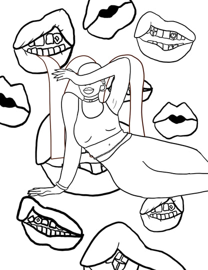 Find Joy Through Color: A Melanin- Filled Coloring Book