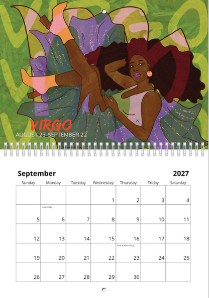 2027 Zodiac Wall Calendars: PREORDER