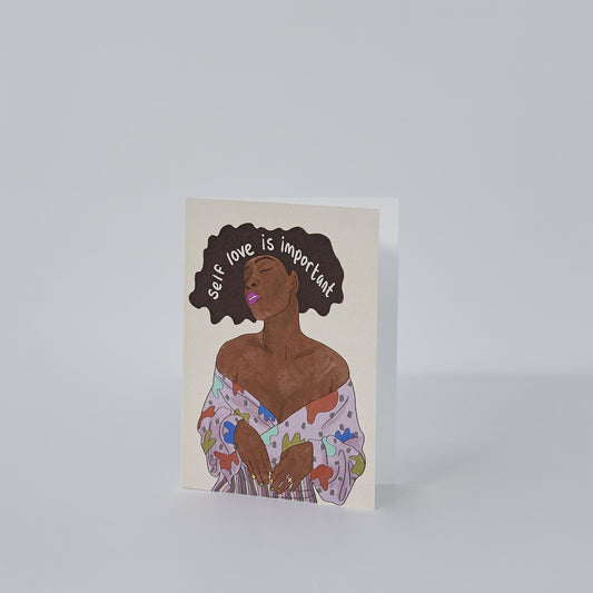 Self Love is Important Greeting Card