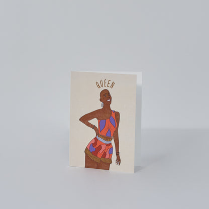 Queen Greeting Card