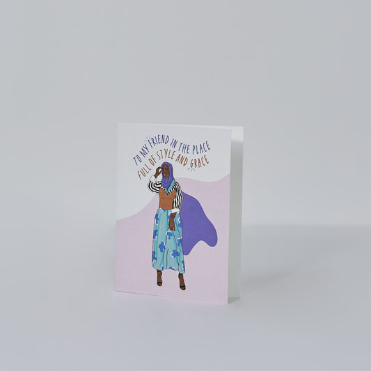 Style and Grace Greeting Card