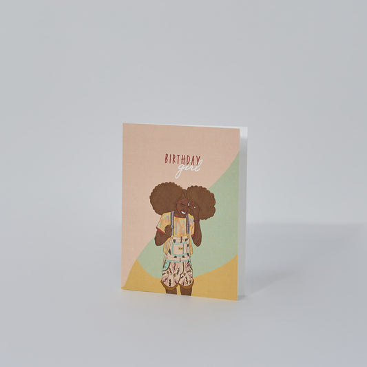 Birthday Girl Greeting Card