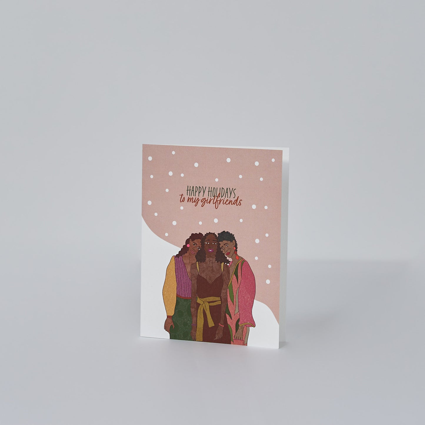 Happy Holidays to My Girlfriends Greeting Card