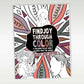 Find Joy Through Color: A Melanin- Filled Coloring Book for Women: Black Hair Edition